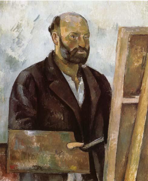Paul Cezanne Autoportrait a la palette oil painting image